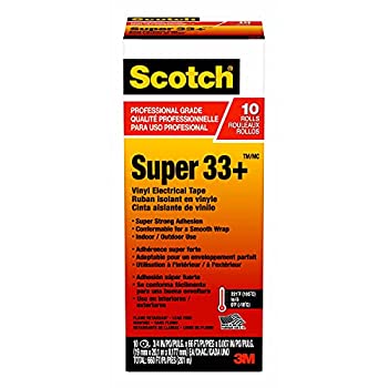 【中古】【輸入品・未使用】スコッチ スーパー 33+ ビニール 絶縁 テープ 10 6132-BA-10 10