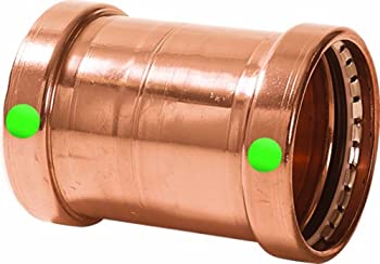 【中古】【インポート品・未当て嵌める】Viega ProPress 皆無鉛銅 XL-C カップリング 立ちふさがるなし 2-1/2in P x P 1 Pack 20743 1