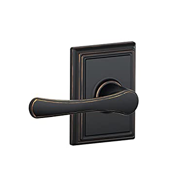 【中古】【輸入品・未使用】Schlage F10 VLA 716 ADD 16-080 10-027 134 N N SL アディソンコレクション アビラホールとクローゼットレバー エイジドブロンズ