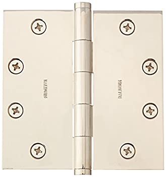 【中古】【輸入品・未使用】Baldwin 1045055i Squareほぞ穴ヒンジ、生涯明るいニッケル｜ムジカ＆フェリーチェ店