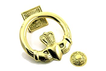 【中古】【輸入品・未使用】大型真鍮クラダドアノッカー｜ムジカ＆フェリーチェ店