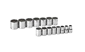 【中古】【輸入品・未使用】GearWrench 80731 1/2-Inch Drive SAE 12 Point Socket Set%ｶﾝﾏ% 15-Piece by GearWrench