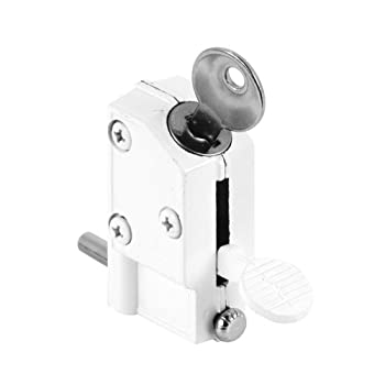 【中古】【輸入品・未使用】Defender Security U 9884 Sliding Door Lock%ｶﾝﾏ% Keyed%ｶﾝﾏ% Step-On%ｶﾝﾏ% White Finish 14,329円