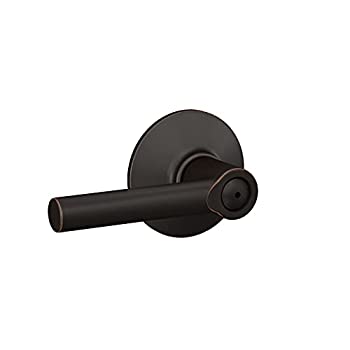 【中古】【輸入品・未使用】Schlage F40 BRW 716 ブロードウェイプライバシーレバー エイジドブロンズ｜ムジカ＆フェリーチェ店