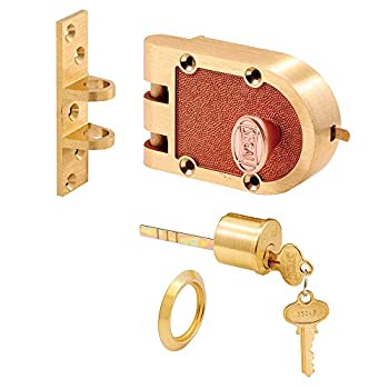 【中古】【輸入品・未使用】prime-line製品SE 15326ブロンズデッドロックwith Single円柱とフラットStrike、真鍮