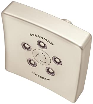 【中古】【輸入品・未使用】Speakman%カンマ% Brushed Nickel S-3021-BN-E2 Kubos Anystream Adjustable 2.0 GPM Shower Head|ムジカ&フェリーチェ店