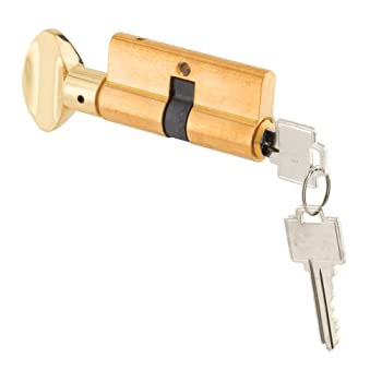 【中古】【輸入品・未使用】Prime-Line Products K 5062 キーシリンダー サムターン付き ソリッドブラス構造 光沢真鍮仕上げ|ムジカ&フェリーチェ店