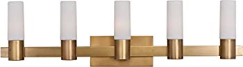 【中古】【輸入品・未使用】Maxim Lighting 22415SWNAB Five Light Vanity%ｶﾝﾏ% Natural Aged Brass by Maxim Lighting