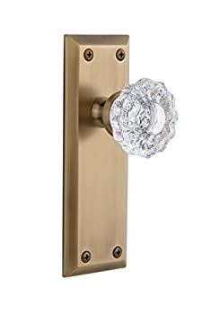 【中古】【輸入品・未使用】Grandeur Fifth Avenueプレートwith Versaillesクリスタルノブ、ダブルダミー、ビンテージ真鍮 103,714円