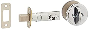 【中古】【輸入品・未使用】Schlage b81?Single Sided住宅用デッドボルトwith Thumbturnと外側トリムPL、 round deadbolt B81625