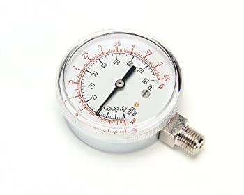 【中古】【輸入品・未使用】Groen 084208 Compound Pressure Gauge by Prtst [並行輸入品]