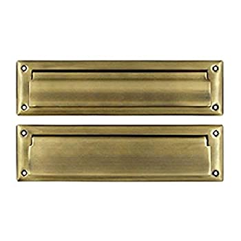【中古】【インポート品・未当て嵌める】Deltana MS212U5 13 1/8in電子メイル拡張スロット ソリッドブラス内部的下げ翼付き添い人