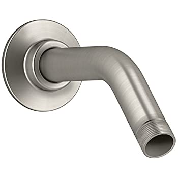 【中古】【輸入品・未使用】KOHLER MasterShower(R) Showerarm and Flange%ｶﾝﾏ% 13cm - 1cm Long%ｶﾝﾏ% Vibrant Brushed Nickel
