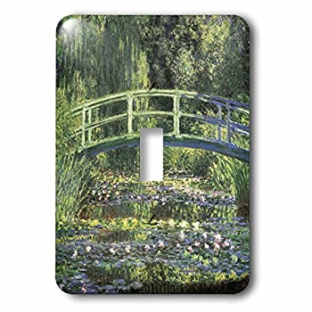 【中古】【輸入品・未使用】3drose LSP _ 164669?_ 1?Water Lilies and Japanese Bridgeモネヴィンテージライトスイッチカバー|ムジカ&フェリーチェ店