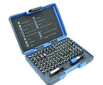 【中古】【インポート品・未当て嵌める】Temo 100 Pc Impact Ready Security Bits Screwdriver Set Kit With Two Quick Chucks