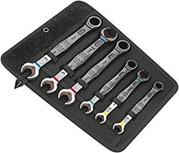 【中古】【インポート品・未当てはめる】Wera(ヴェラ) コンビネーションラチェットレンチセット (6本組) 020022
