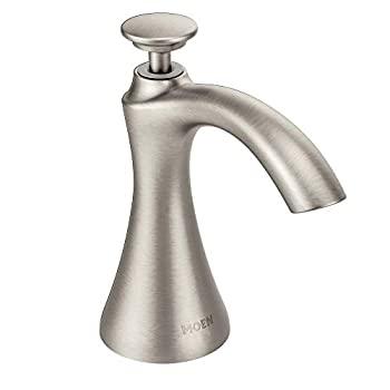 【中古】【インポート品・未当てはめる】Moen S3946SRS Transitional Deck Mounted Soap Dispenser%ｶﾝﾏ% Spot Resist Stainless by Moen [並行輸入品]