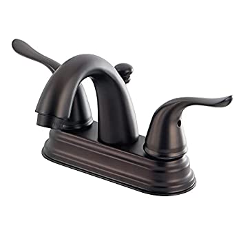 【中古】【輸入品・未使用】Kingston Brass KB5615YL Yosemite 4 Inch Centerset Two Handle Lavatory Faucet%ｶﾝﾏ% Oil Rubbed Bronze%ｶﾝﾏ% 3-5/8 inch in Spout Reach%ｶﾝﾏ%