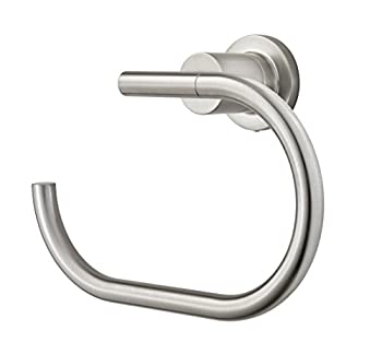 【中古】【輸入品・未使用】(Brushed Nickel) - Pfister BRB-NC1K Contempra Towel Ring%ｶﾝﾏ% Brushed Nickel