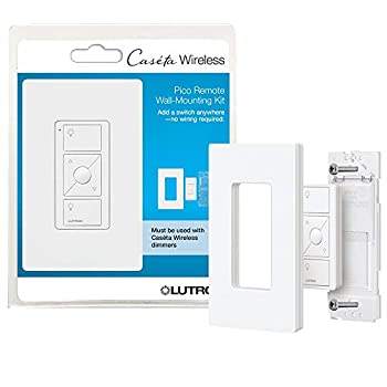 【中古】【インポート品・未当て嵌める】Lutron Caseta 無線電話 Pico 飾りつけ用遠隔操作一揃いの道具 PJ2-WALL-WH-L01 白いこと