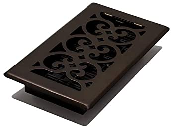 【中古】【輸入品・未使用】Decor Grates 4x8インチ スクロール式床用レジスター SPH408-RB 1