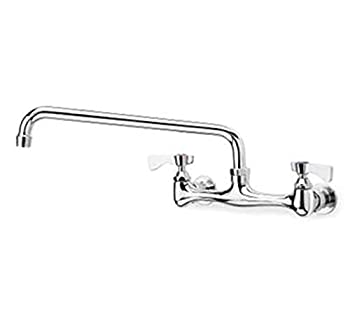 【中古】【輸入品・未使用】Krowne Commercial Series 8%ﾀﾞﾌﾞﾙｸｫｰﾃ% Center Wall Mount Faucet%ｶﾝﾏ% 16%ﾀﾞﾌﾞﾙｸｫｰﾃ% Spout%ｶﾝﾏ% Low Lead 12-816L [並行輸入品]