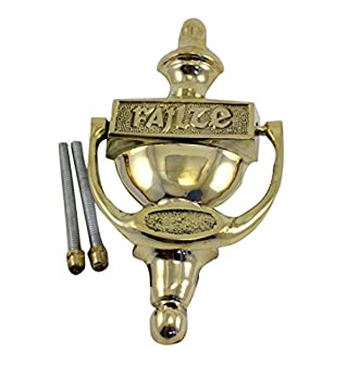 【中古】【輸入品・未使用】真鍮ドアノッカーIrish Failte