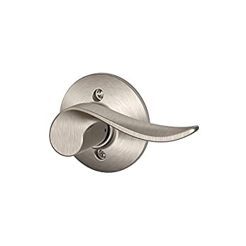 【中古】【インポート品・未当て嵌める】Schlage Lock Company Sacramento 右利き生き胆非曲がること鍵を掛ける 繻子Ｎｉ (F170 SAC 619 RH)