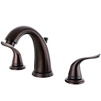 【中古】【輸入品・未使用】Kingston Brass KB2985YL Yosemite Widespread Two Handle Lavatory Faucet%ｶﾝﾏ% Oil Rubbed Bronze%ｶﾝﾏ% 5-1/4 inch in Spout Reach%ｶﾝﾏ% Oil R