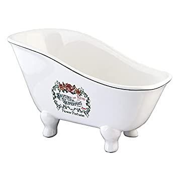 【中古】【輸入品・未使用】Kingston Brass BATUBSRW Aqua Eden Mini Ceramic Slipper Bathtub%カンマ% 8-1/16-Inch x 3-7/8-Inch x 4-1/2-Inch%カンマ% White by Kingston Brass|ムジカ&フェリーチェ店