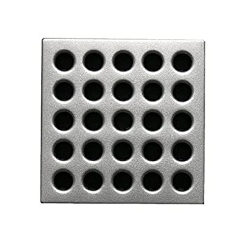 【中古】【輸入品・未使用】(Satin Nickel) - Ebbe E4410 Square Shower Drain Grate%カンマ% Satin Nickel|ムジカ&フェリーチェ店