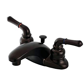 【中古】【輸入品・未使用】キングストン真鍮4???1?/ 4インチfb621で注ぎ口Reach Magellan 4インチセンターセット洗面所蛇口真鍮/ ABS付きポップアップ、ポリッシュクローム