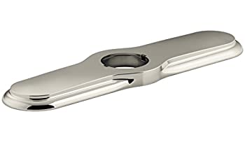 【中古】【インポート品・未当て嵌める】Kohler K-99272-錫 Artefacts 3-hole Kitchen Faucet Escutcheon%ｶﾝﾏ% Vibrant Polished