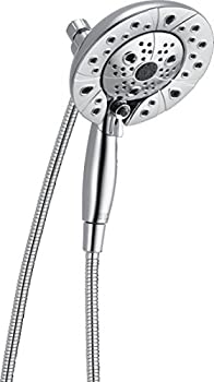 【中古】【インポート品・未当て嵌める】三角州 58480-CZ-PK In2ition H2Okinetic 5度合い据え付ける能力のあるな2つの役立つこと付き添い人ワンハンドシャワーヘッド 6.88 x 6.88 x 11.56 inches 58480-PK 1 [並行