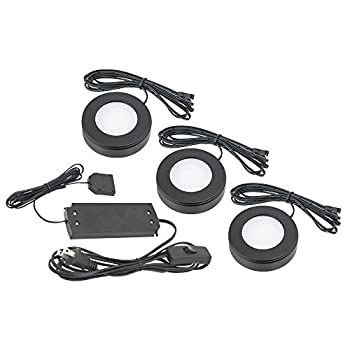 【中古】【インポート品・未当て嵌める】American Lighting OMNI-3KIT-WH 12V 繋ぎはたご屋ワット数 78in 先んじると据え置き金具 調光役立つこと付き添い人 LED オムニ 3個容器に並べる ともし火一揃いの道具 NULL OMN