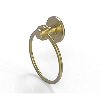 【中古】【輸入品・未使用】Allied Brass 916G-SBR Mercury Collection Groovy Accent Towel Ring%ｶﾝﾏ% Satin Brass