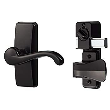 【中古】【輸入品・未使用】Ideal Security デラックス防風用扉 & 網戸 レバー 取っ手 デッドロック付き 1