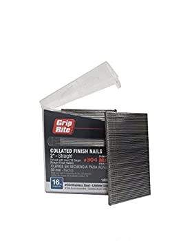 【中古】【インポート品・未当て嵌める】Grip Rite Prime Guard MAXB64873 16-Gauge 304-Stainless Steel Straight Finish Nails インチ Belt Clip Box (Pack of 1000)%ｶﾝﾏ% 2 by Grip Rite その他-インテリア・寝具・収納
