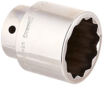 【中古】【輸入品・未使用】Williams HM-1242 3/4インチ 12ポイント 浅めねじ駆動 42mm