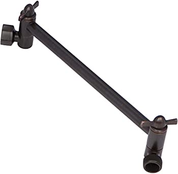 【中古】【インポート品・未当て嵌める】Adjustable Shower Head Extension Arm - 10 Inch Brass Shower Arm Extender Hardware - Oil-Rubbed Bronze 141［並行輸入］