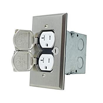 【中古】【輸入品・未使用】Flush長方形フロアボックスキット???20?A改ざん防止receptacle-1?1ケース|ムジカ&フェリーチェ店
