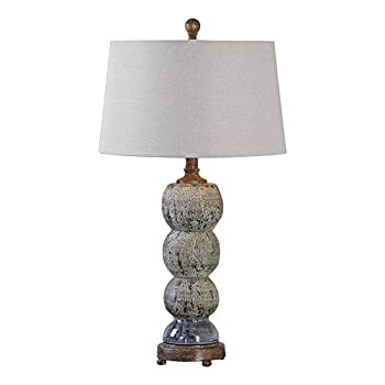 【中古】【輸入品・未使用】Uttermost Amelia テクスチャードセラミックランプ