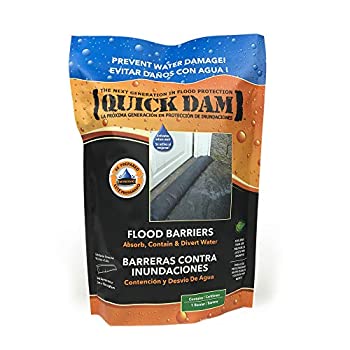 【中古】【輸入品・未使用】Quick Dam QD65-1 水活性化フラッドバリア-5フィート 1パック 5フィート ブラック