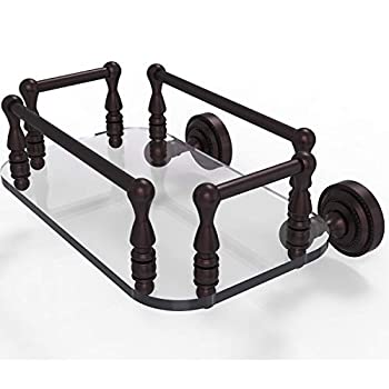 【中古】【輸入品・未使用】Dottingham Collection Wall Mounted Glass Guest Towel Tray - DT-GT-6-ABZ