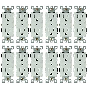 【中古】【輸入品・未使用】Sunlite、Tamper Resistant deplexレセプタクル 1 Pack E556/12PK 12