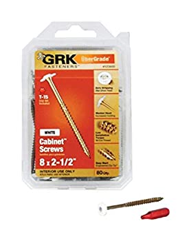【中古】【輸入品・未使用】GRK 120660ホワイトキャビネットスクリュー%カンマ% 8?x 2???1?/ 2?%ダブルクォーテ%|ムジカ&フェリーチェ店