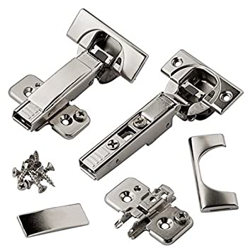 【中古】【輸入品・未使用】Blum クリップトップ BLUMOTION ソフトクローズヒンジ 110度 セルフクローズ フレームレス マウントプレートとヒンジカバープレート付き (フルオ