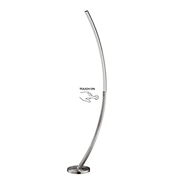 【中古】【輸入品・未使用】Catalina Lighting 20608-000 モダンアーク フロアランプ LEDライトと4ウェイスイッチ 69インチ つや消しニッケル｜ムジカ＆フェリーチェ店