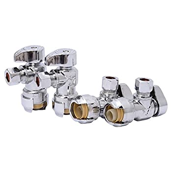 【中古】【輸入品・未使用】Sharkbite 23036lfa4?1?/ 2インチ角度ストップバルブ、push-to-connect ( 4?-パック) 1?/ 2?%ﾀﾞﾌﾞﾙｸｫｰﾃ% ( 4?)
