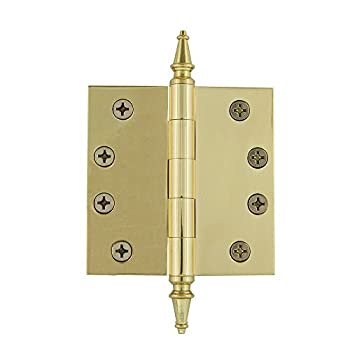 【中古】【輸入品・未使用】Grandeurハードウェア814559?4?%ﾀﾞﾌﾞﾙｸｫｰﾃ% Steeple Tip Heavy Duty Hinge with Squareコーナーでヴィンテージ真鍮 4%ﾀﾞﾌﾞﾙｸｫｰﾃ% x 4%ﾀﾞﾌﾞﾙｸｫｰﾃ%